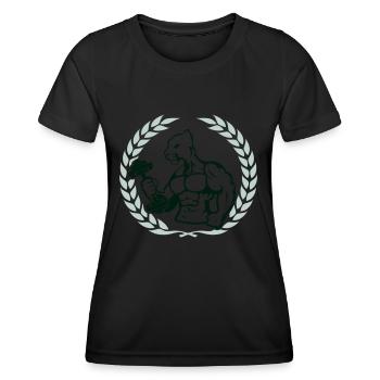 Jaguar Strong 1 - T-shirt sport Femme - noir - Devant - AI Model Female 172 light (172cm)