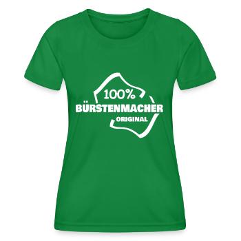 Beruf Bürstenmacher - Frauen Funktions-T-Shirt - Kelly Green - Vorne - AI Model Female 172 dark (172cm)