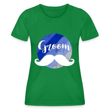 Groom - Frauen Funktions-T-Shirt - Kelly Green - Vorne - AI Model Female 172 dark (172cm)