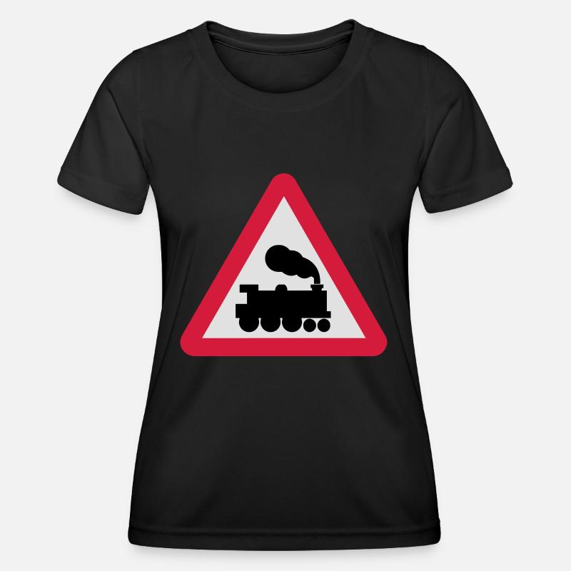 Trains - Women's Functional T-Shirt - black
