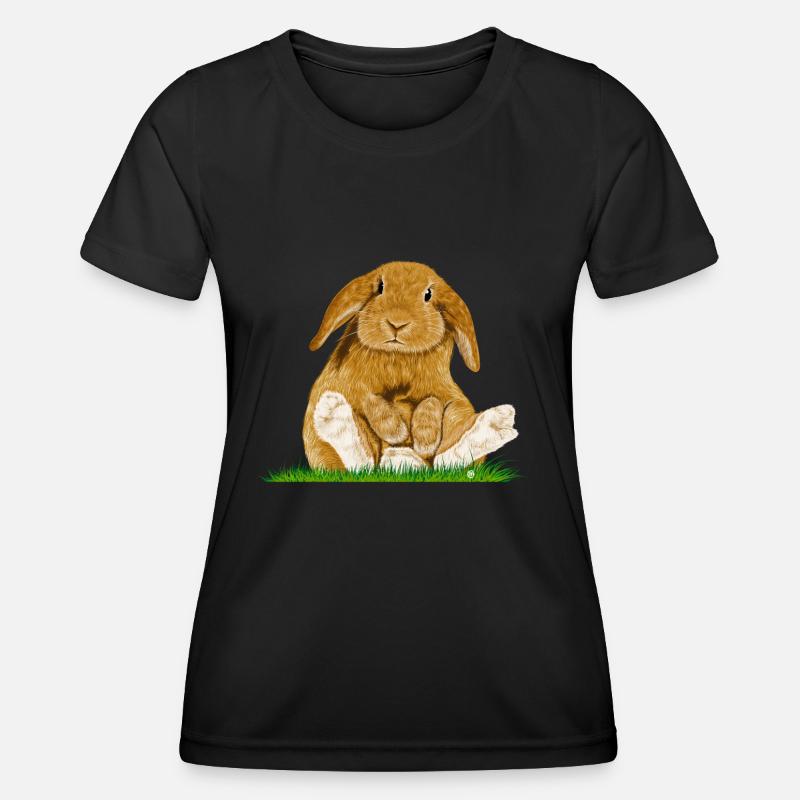 Bunny! - Women's Functional T-Shirt - black