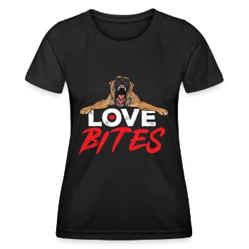 Malinois Belgischer Schäferhund Mechelaar Hund - Frauen Funktions-T-Shirt - Schwarz - Vorne - AI Model Female 172 light (172cm)