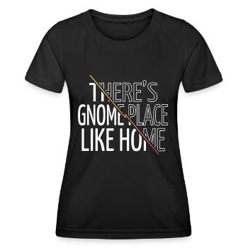 Bedroom Quote Christmas Humor Happy - Women's Functional T-Shirt - black - Front - AI Model Female 172 light (172cm)