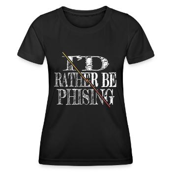bday hack out hacking coder funny statement - Women's Functional T-Shirt - black - Front - AI Model Female 172 light (172cm)