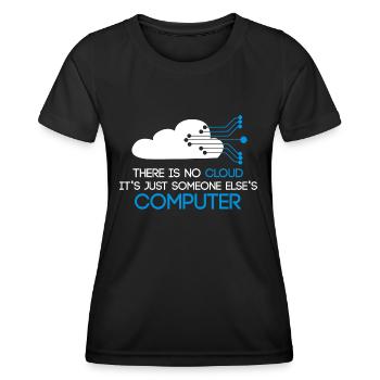 The Codefather Informatiker Programmierer Computer - Frauen Funktions-T-Shirt - Schwarz - Vorne - AI Model Female 172 light (172cm)