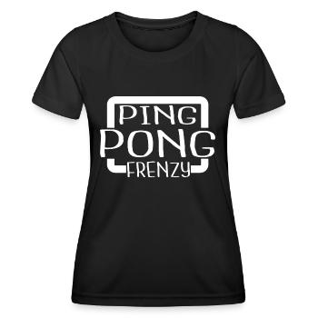 Speed Geek Velocity Training Birthday Present Idea - Women's Functional T-Shirt - black - Front - AI Model Female 172 light (172cm)