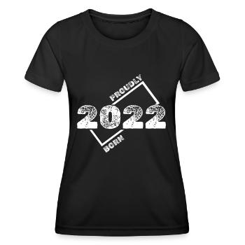 Born in 2022 - Women's Functional T-Shirt - black - Front - AI Model Female 172 light (172cm)