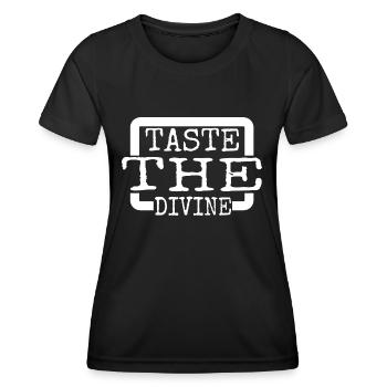taste sensations exotic flavors culinary ecstasy - Frauen Funktions-T-Shirt - Schwarz - Vorne - AI Model Female 172 light (172cm)