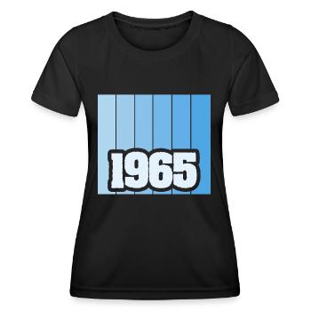 1965 - Women's Functional T-Shirt - black - Front - AI Model Female 172 light (172cm)