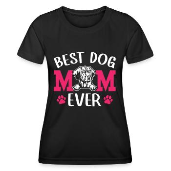Redbone Coonhound Dog Gift - Women's Functional T-Shirt - black - Front - AI Model Female 172 light (172cm)