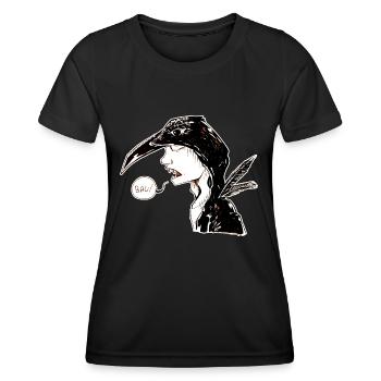 The crow - Women's Functional T-Shirt - black - Front - AI Model Female 172 light (172cm)