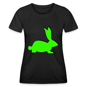 Rabbit - Women's Functional T-Shirt - black - Front - AI Model Female 172 light (172cm)