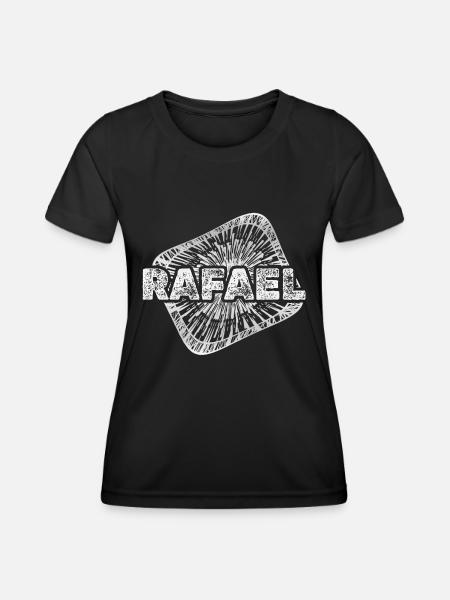 Sternenstaub Rafael - Frauen Funktions-T-Shirt - Schwarz