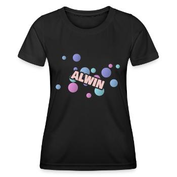 Gift Alwin - Women's Functional T-Shirt - black - Front - AI Model Female 172 light (172cm)