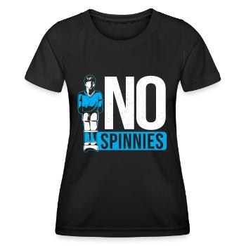 No Spinnies Table Soccer Player Foosball - Frauen Funktions-T-Shirt - Schwarz - Vorne - AI Model Female 172 light (172cm)