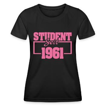 seit 1961 - Frauen Funktions-T-Shirt - Schwarz - Vorne - AI Model Female 172 light (172cm)