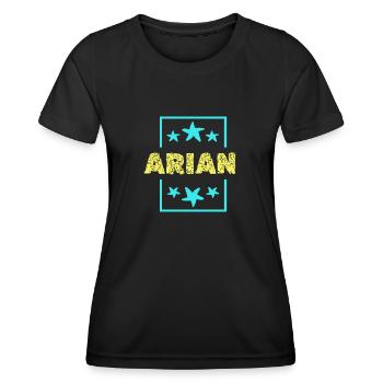 Arian Arian - Women's Functional T-Shirt - black - Front - AI Model Female 172 light (172cm)