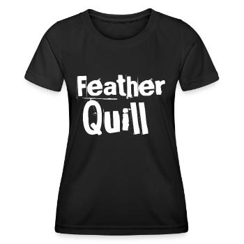 Feather Quill - Women's Functional T-Shirt - black - Front - AI Model Female 172 light (172cm)