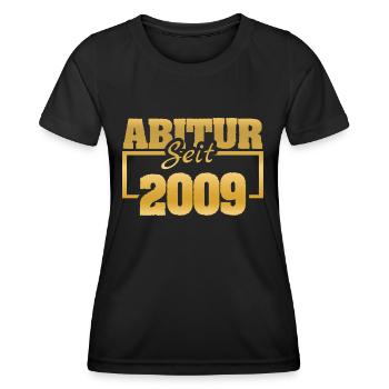 2009 - T-shirt sport Femme - noir - Devant - AI Model Female 172 light (172cm)