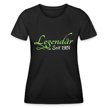 Legendary 1951 - Women's Functional T-Shirt - black - Front - AI Model Female 172 light (172cm)