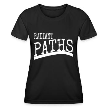 bday chasing the sun quote sunshine - Women's Functional T-Shirt - black - Front - AI Model Female 172 light (172cm)