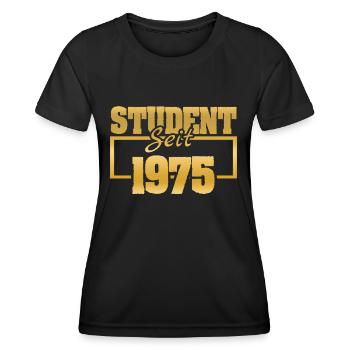 seit 1975 - Frauen Funktions-T-Shirt - Schwarz - Vorne - AI Model Female 172 light (172cm)
