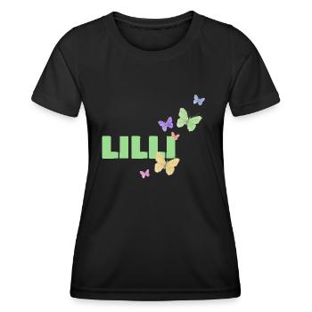 Lilli - T-shirt sport Femme - noir - Devant - AI Model Female 172 light (172cm)
