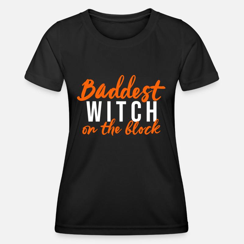 Halloween Witch Witchcraft Magic Magic Magic Magice Costume - Women's Functional T-Shirt - black