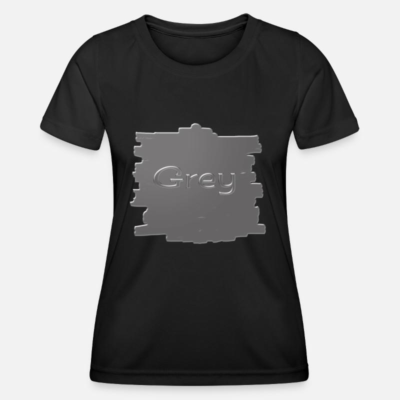 Grey - Women's Functional T-Shirt - black