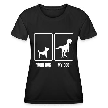Malinois Belgian Shepherd Mechelaar Dog - Women's Functional T-Shirt - black - Front - AI Model Female 172 light (172cm)