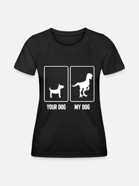 Malinois Belgischer Schäferhund Mechelaar Hund - Frauen Funktions-T-Shirt - Schwarz