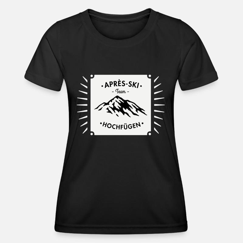 Après-Ski Hochfügen - Women's Functional T-Shirt - black