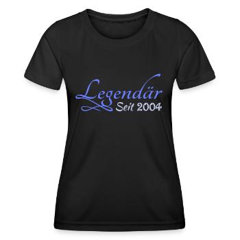 Heldin 2004 - Frauen Funktions-T-Shirt - Schwarz - Vorne - AI Model Female 172 light (172cm)