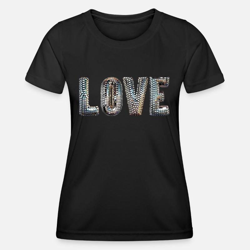 Disco Love - Women's Functional T-Shirt - black