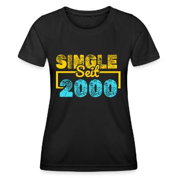 seit 2000 - Frauen Funktions-T-Shirt - Schwarz - Vorne - AI Model Female 172 light (172cm)