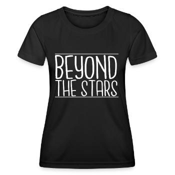 cosmic discoveries space community astronomy - Women's Functional T-Shirt - black - Front - AI Model Female 172 light (172cm)