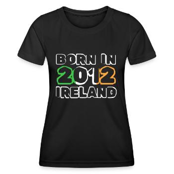 Ireland 2012 - Frauen Funktions-T-Shirt - Schwarz - Vorne - AI Model Female 172 light (172cm)