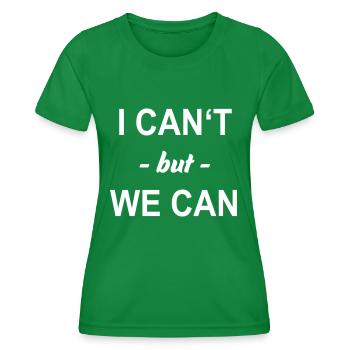 Teamwork - Frauen Funktions-T-Shirt - Kelly Green - Vorne - AI Model Female 172 dark (172cm)