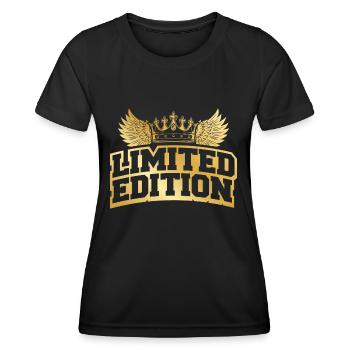 Limited Edition Krone - T-shirt sport Femme - noir - Devant - AI Model Female 172 light (172cm)