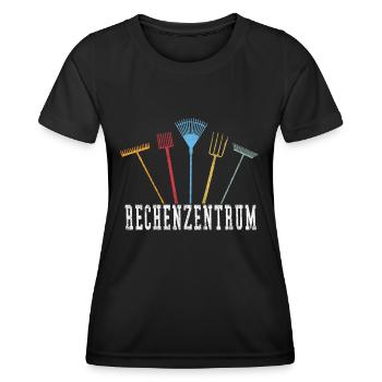 Rechenzentrum - Frauen Funktions-T-Shirt - Schwarz - Vorne - AI Model Female 172 light (172cm)