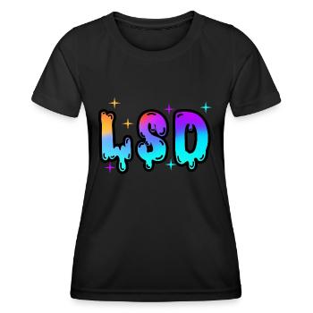 LSD by The Manzanita ́s - Women's Functional T-Shirt - black - Front - AI Model Female 172 light (172cm)