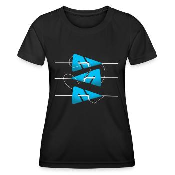 design Design for a good designs lovers - Frauen Funktions-T-Shirt - Schwarz - Vorne - AI Model Female 172 light (172cm)