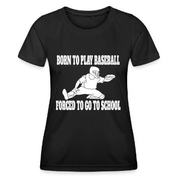 Baseball Baseball Lover Cadeau Jeu de baseball - T-shirt sport Femme - noir - Devant - AI Model Female 172 light (172cm)