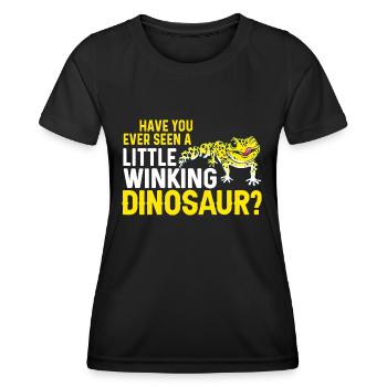 Leopard Gecko Lizard Reptiles Herpetologist - Women's Functional T-Shirt - black - Front - AI Model Female 172 light (172cm)