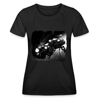 Cyber Firefly - Women's Functional T-Shirt - black - Front - AI Model Female 172 light (172cm)
