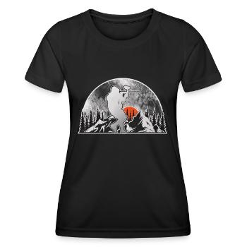 Paintball - Women's Functional T-Shirt - black - Front - AI Model Female 172 light (172cm)