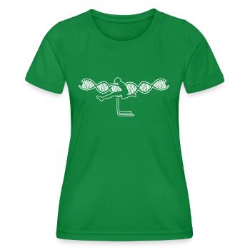 Hürdenlauf Geschenk Hürdenläufer Leichtathletik - Frauen Funktions-T-Shirt - Kelly Green - Vorne - AI Model Female 172 dark (172cm)