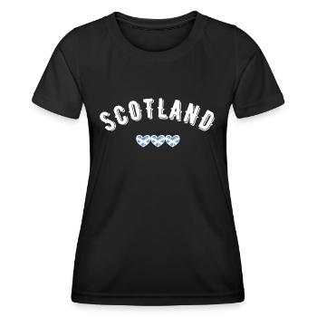 Scotland - Women's Functional T-Shirt - black - Front - AI Model Female 172 light (172cm)