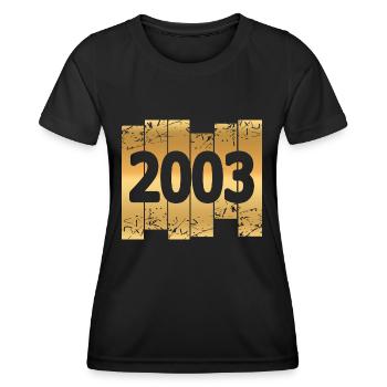Witzig 2003 - T-shirt sport Femme - noir - Devant - AI Model Female 172 light (172cm)
