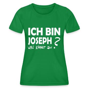 Spruch für joseph Männername Vorname - Frauen Funktions-T-Shirt - Kelly Green - Vorne - AI Model Female 172 dark (172cm)